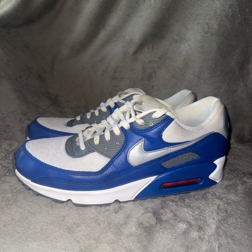 Men's Blue and White Sneakers